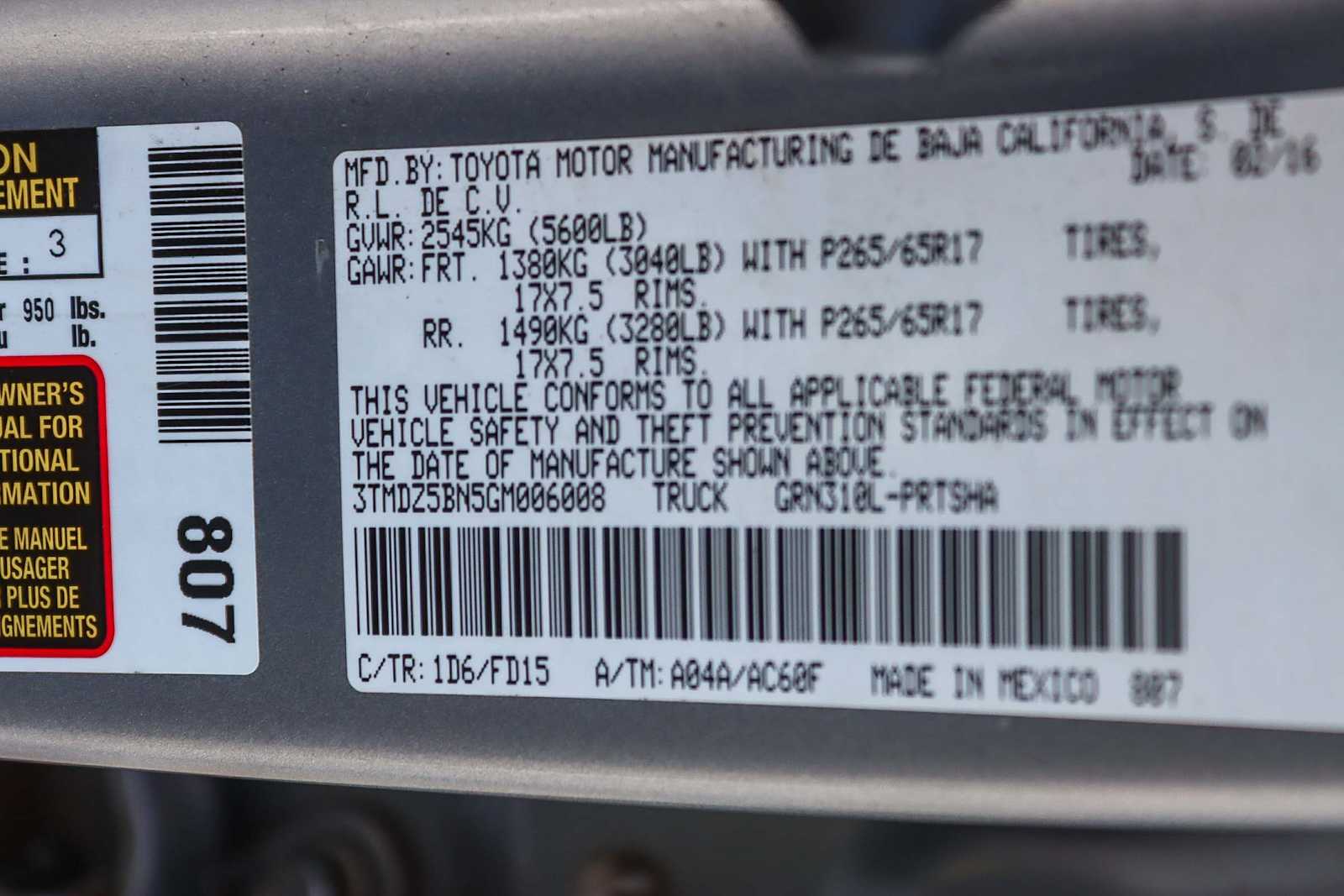 Thumbnail: 2016 Toyota Tacoma - 28