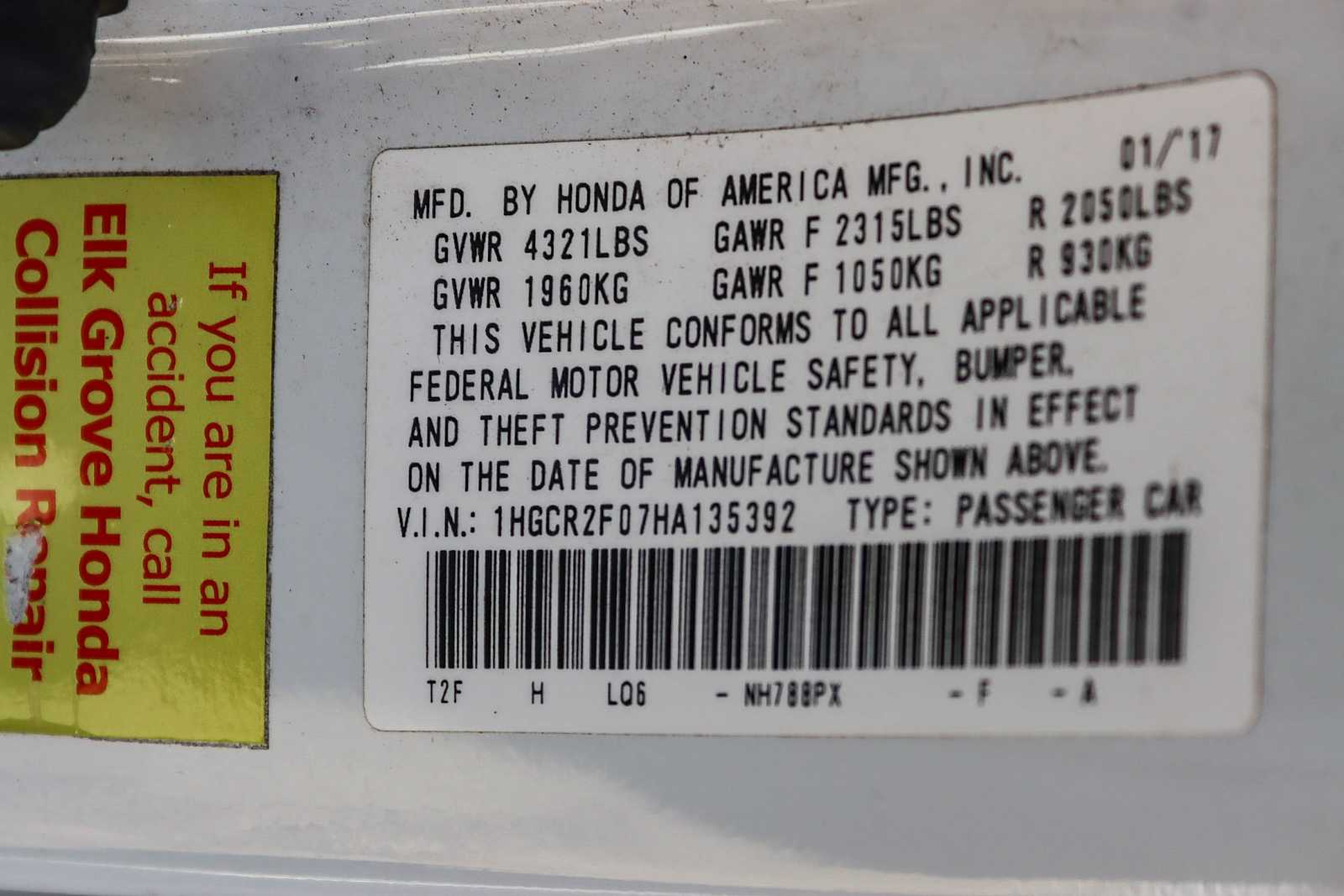 Thumbnail: 2017 Honda Accord - 28