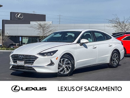 2023 Hyundai Sonata Hybrid Blue Sedan