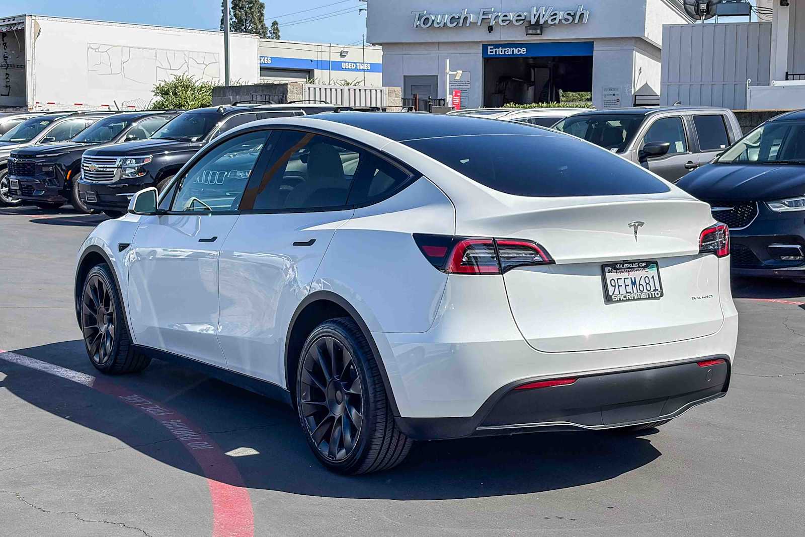 Used 2023 Tesla Model Y Long Range with VIN 7SAYGDEE6PF631408 for sale in Sacramento, CA
