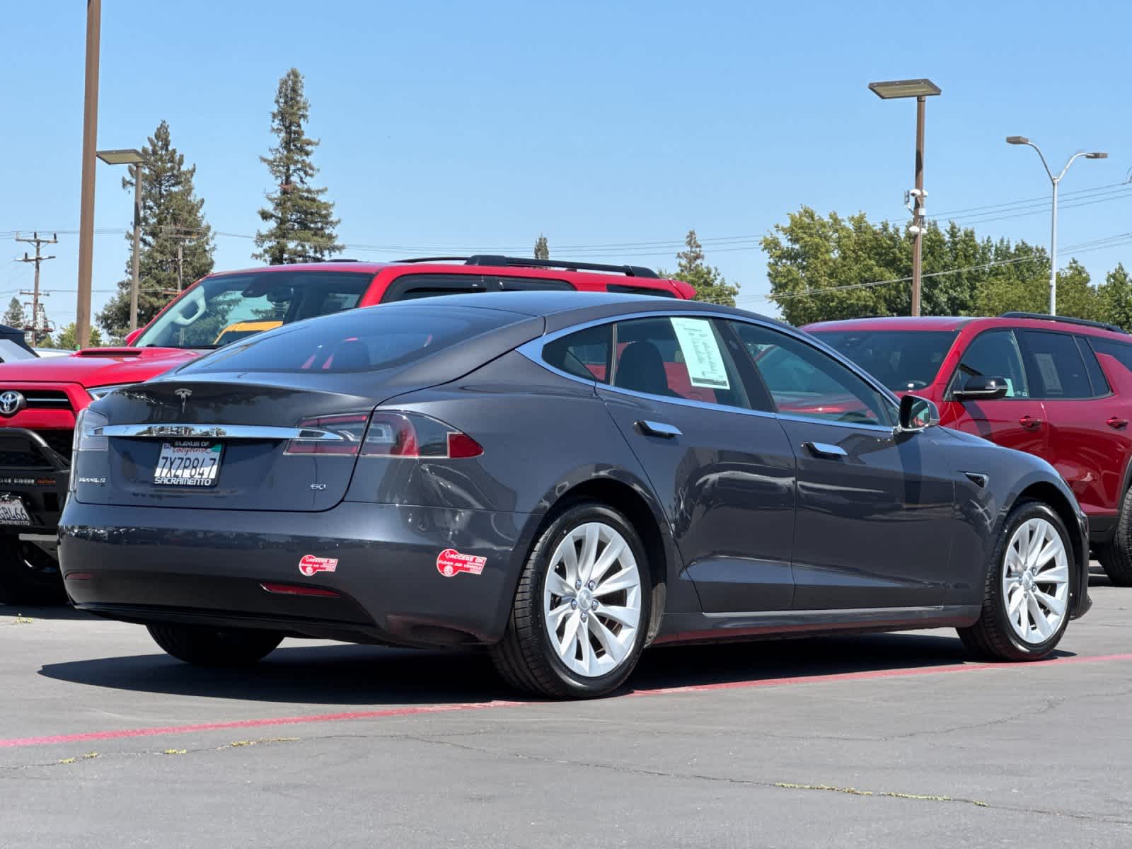 Used 2017 Tesla Model S 75 with VIN 5YJSA1E17HF186937 for sale in Sacramento, CA