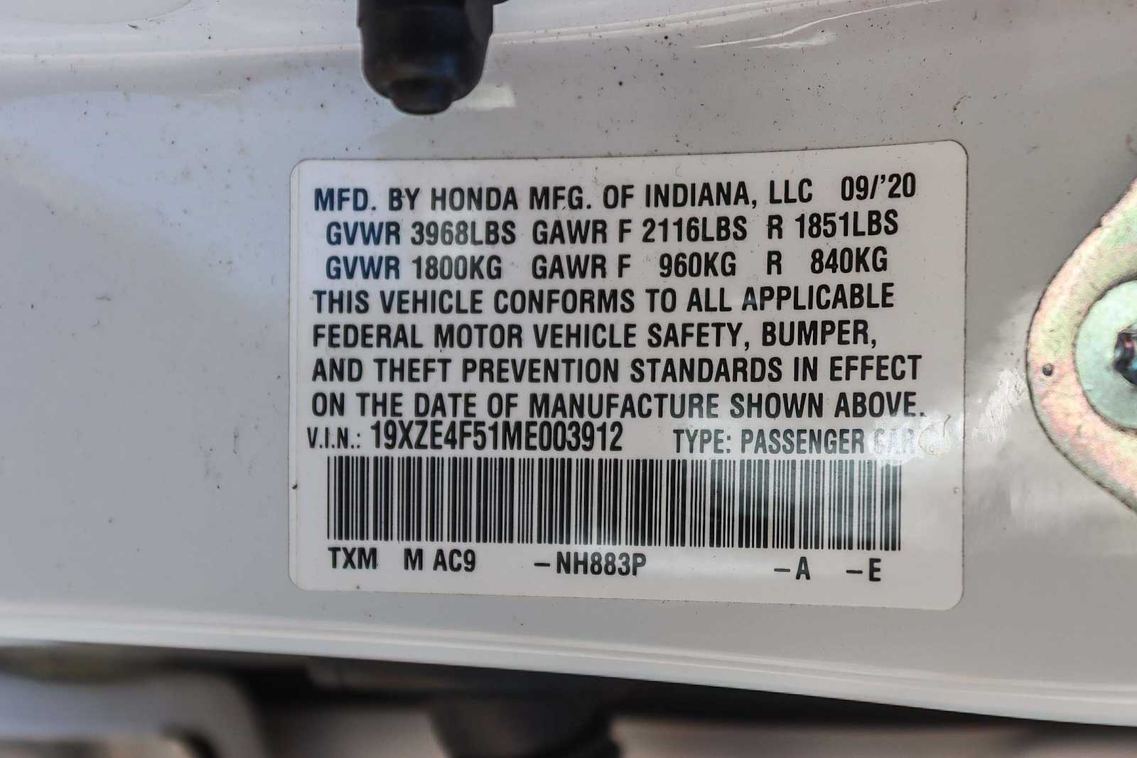 Thumbnail: 2021 Honda Insight - 26
