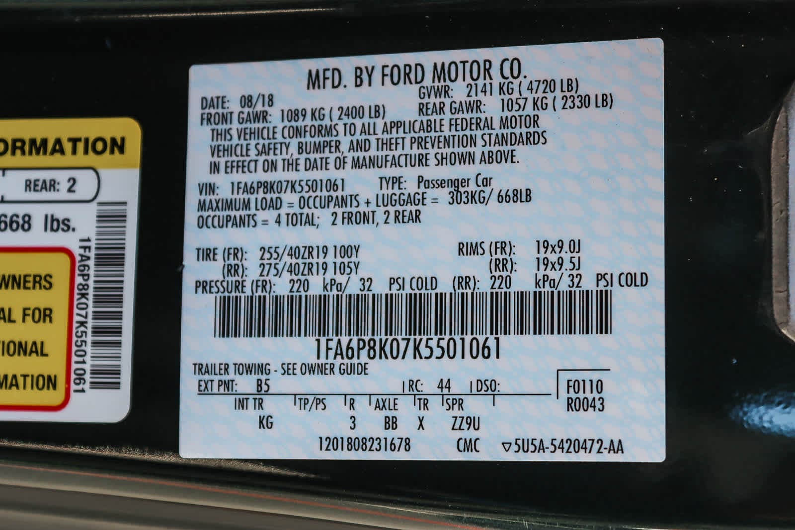 Thumbnail: 2019 Ford Mustang - 30