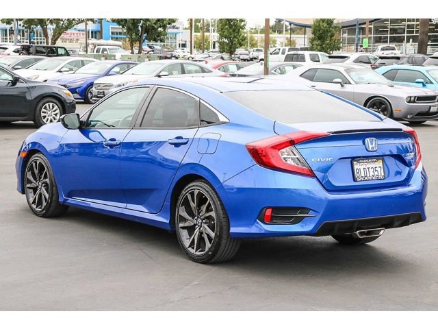 Used 2019 Honda Civic Sport with VIN 19XFC2F8XKE202476 for sale in Sacramento, CA