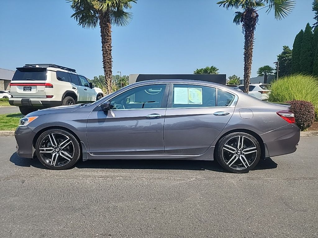 Used 2017 Honda Accord Sport with VIN 1HGCR2F5XHA163621 for sale in Fife, WA