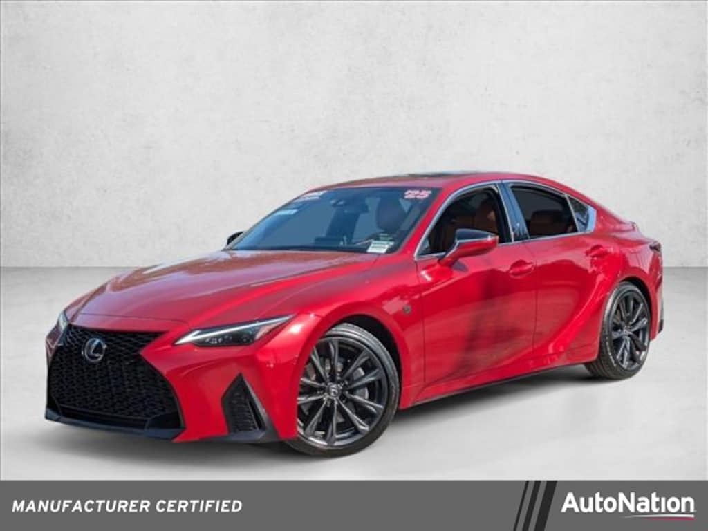 Certified 2025 Lexus IS 350 F SPORT Design Sedan