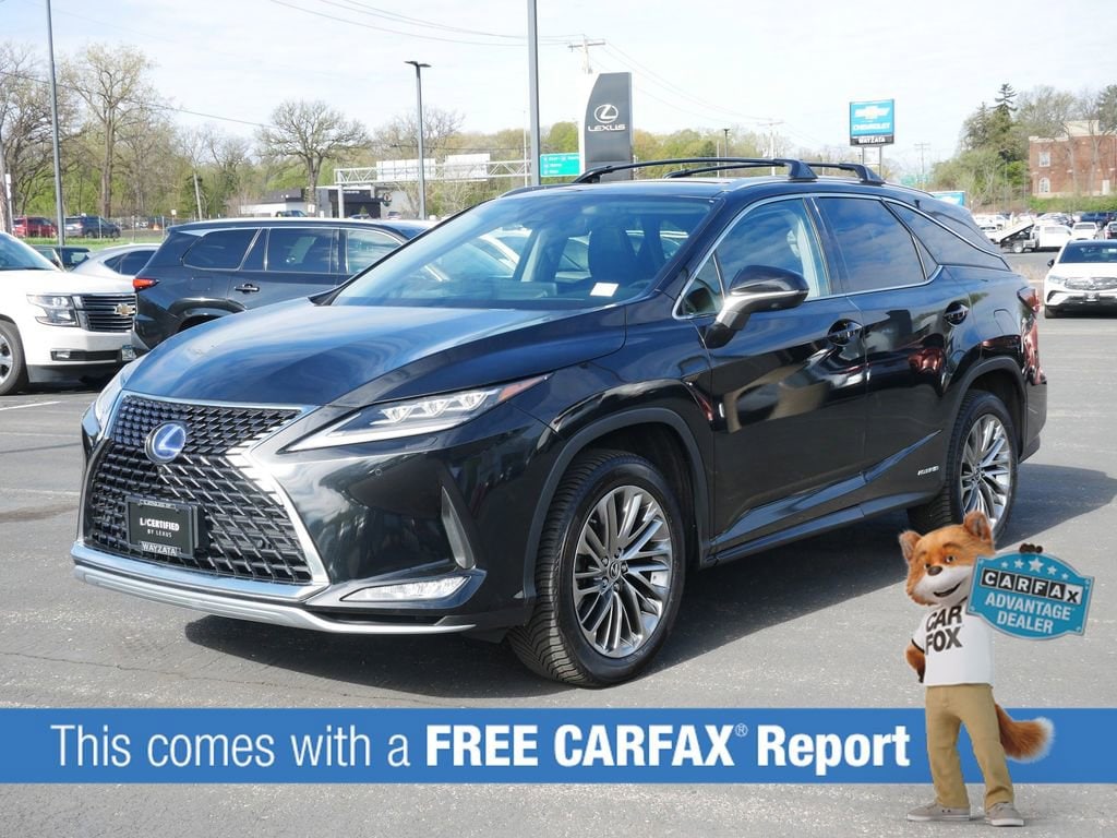 Certified 2022 Lexus RX Hybrid 450h with VIN JTJJGKFA5N2028817 for sale in Wayzata, Minnesota
