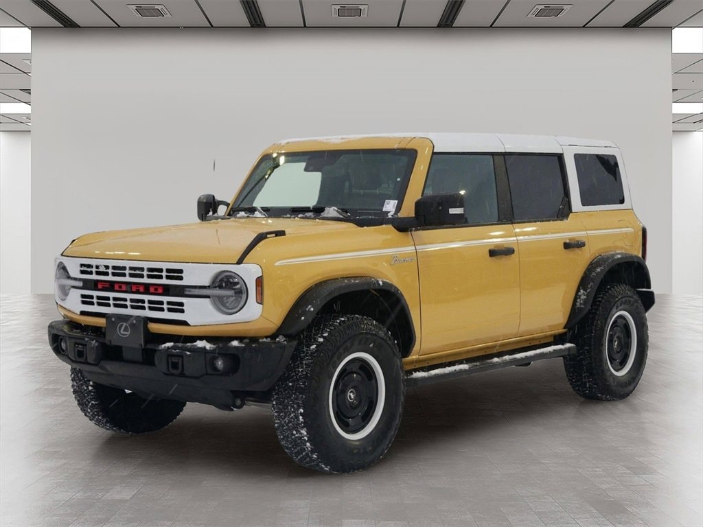 Used 2023 Ford Bronco 4-Door Heritage Limited Edition with VIN 1FMEE4GP0PLA71043 for sale in Wayzata, Minnesota