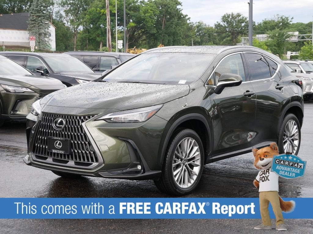 Certified 2025 Lexus NX Hybrid 350h with VIN JTJGKCEZ7S2068768 for sale in Wayzata, Minnesota