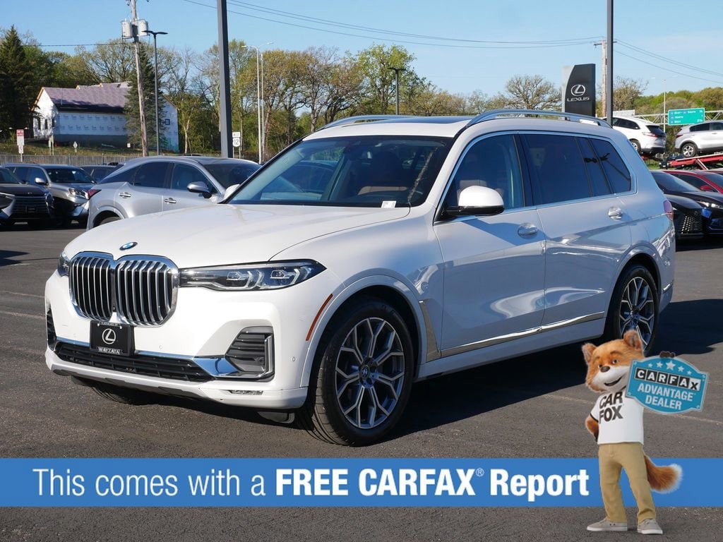 Used 2020 BMW X7 40i with VIN 5UXCW2C02L9B16255 for sale in Wayzata, Minnesota