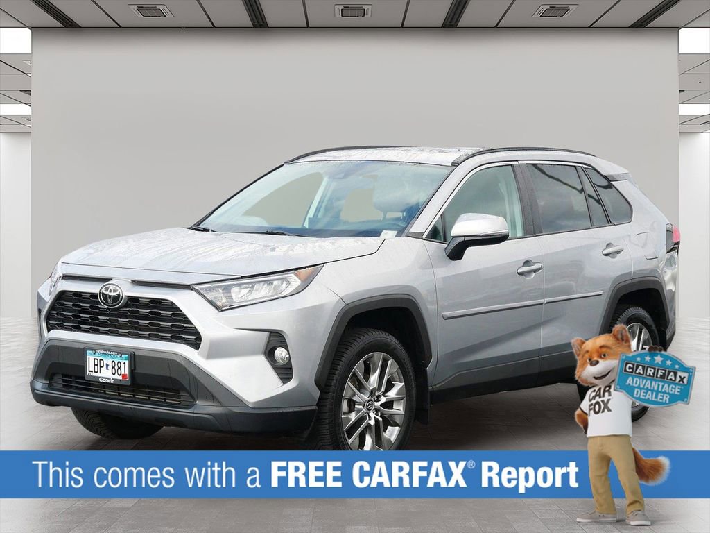 Used 2021 Toyota RAV4 XLE Premium with VIN 2T3A1RFV4MW167360 for sale in Wayzata, Minnesota