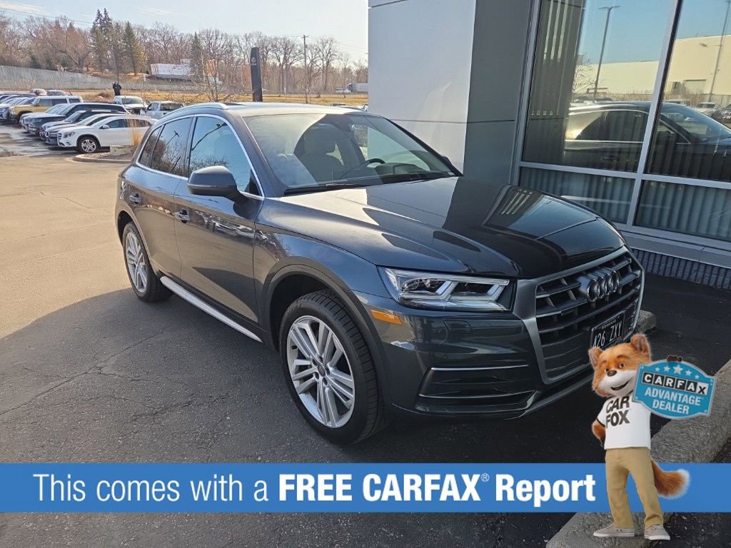 Used 2018 Audi Q5 Premium Plus with VIN WA1BNAFY3J2223095 for sale in Wayzata, Minnesota