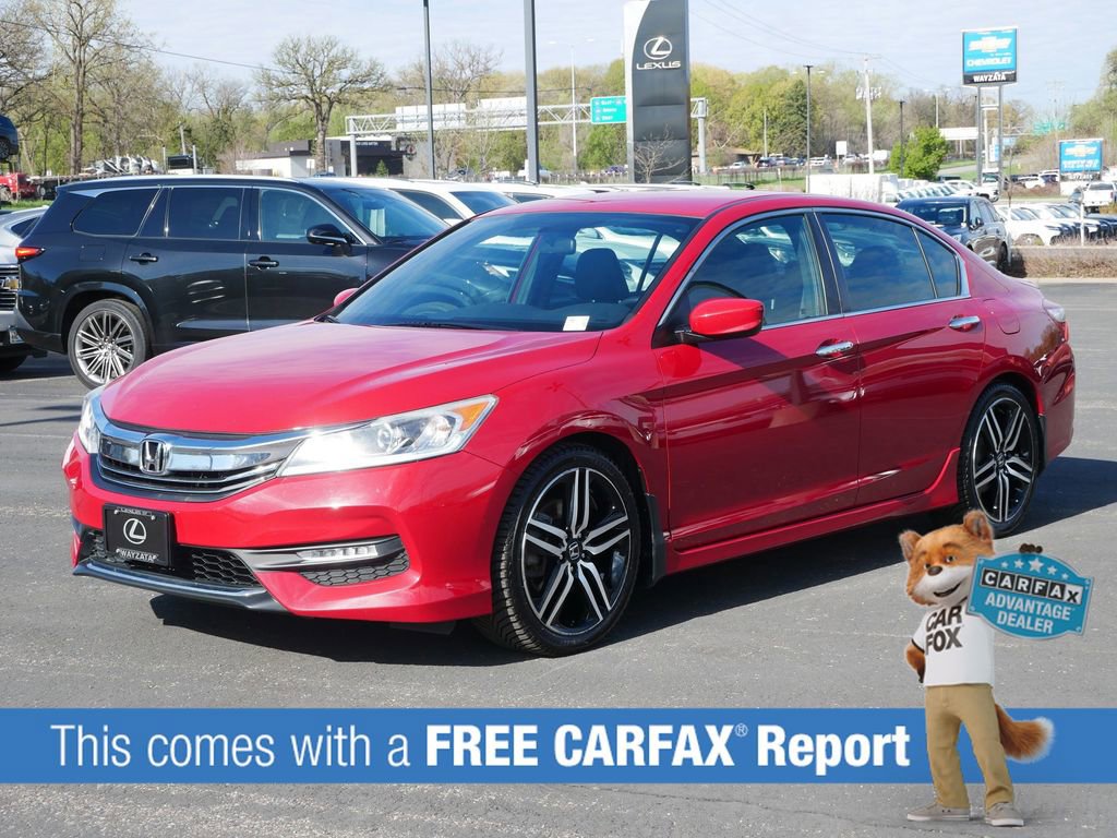 Used 2017 Honda Accord Sport with VIN 1HGCR2F52HA151088 for sale in Wayzata, Minnesota