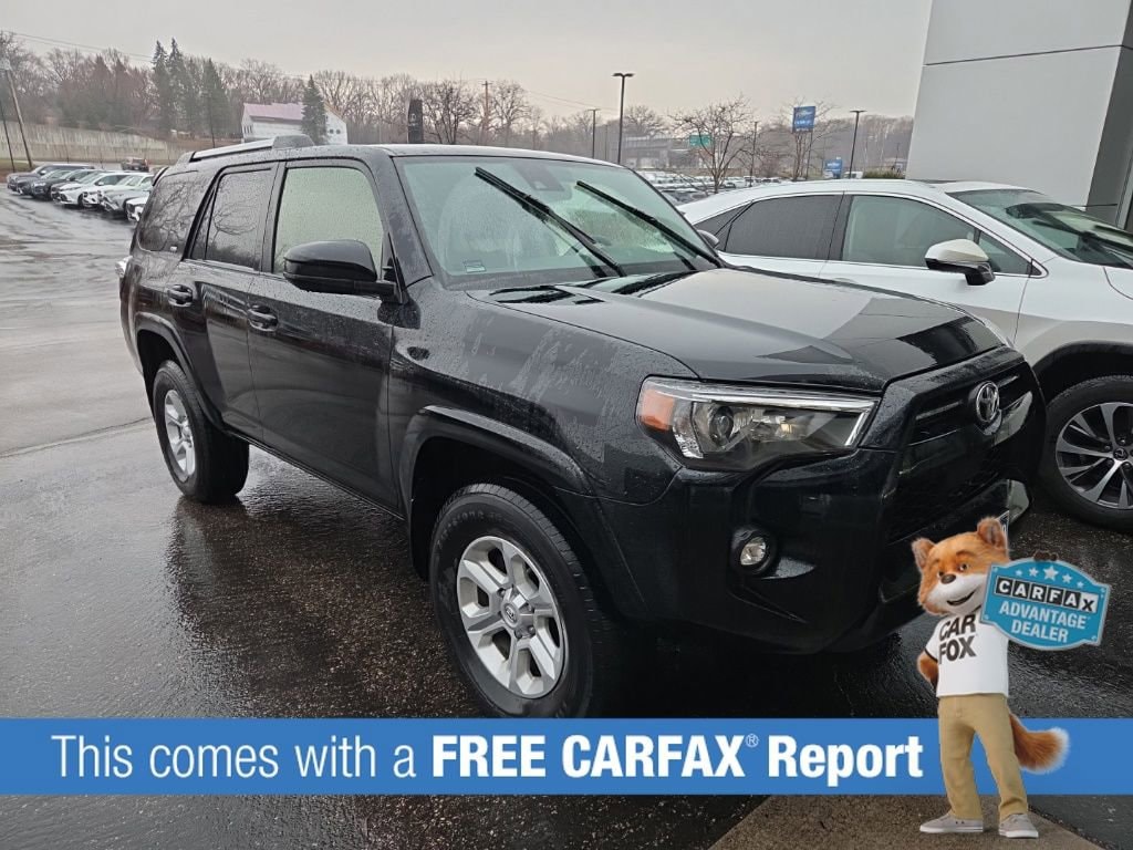Used 2021 Toyota 4Runner SR5 with VIN JTEMU5JR6M5932482 for sale in Wayzata, Minnesota