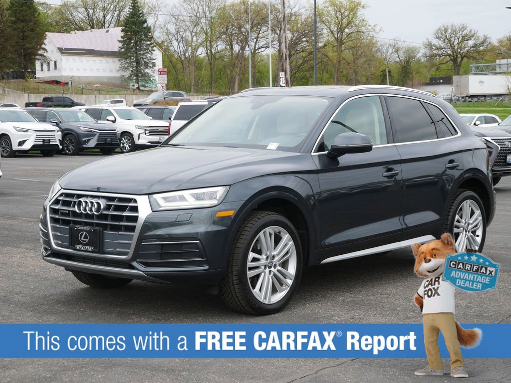 Used 2018 Audi Q5 Premium Plus with VIN WA1BNAFY3J2223095 for sale in Wayzata, Minnesota