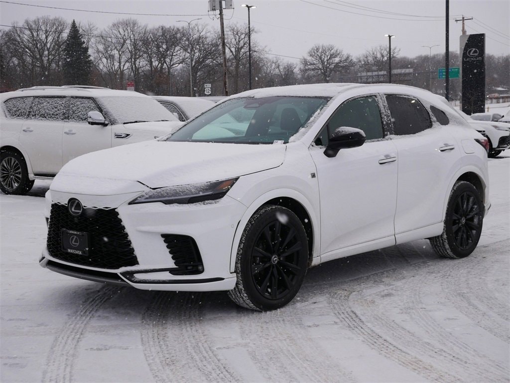 Certified 2023 Lexus RX Hybrid 500h with VIN 2T2BCMEA8PC003040 for sale in Wayzata, Minnesota