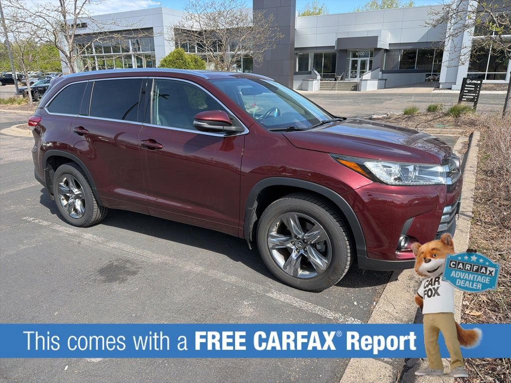 Used 2019 Toyota Highlander Limited Platinum with VIN 5TDDZRFH5KS948225 for sale in Wayzata, Minnesota