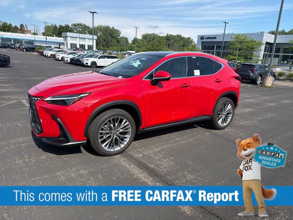 Certified 2025 Lexus NX Hybrid 350h with VIN 2T2HKCEZ0SC056823 for sale in Wayzata, Minnesota