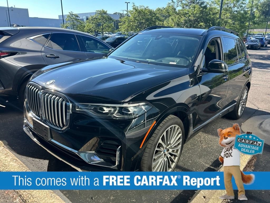 Used 2021 BMW X7 40i with VIN 5UXCW2C09M9F99728 for sale in Wayzata, Minnesota