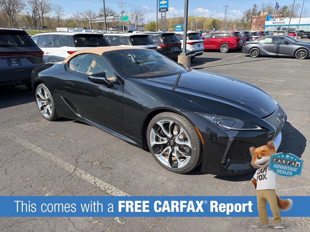 Used 2023 Lexus LC 500 with VIN JTHMPAAYXPA106806 for sale in Wayzata, Minnesota