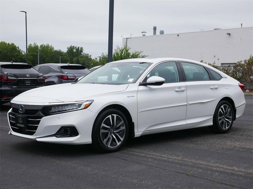 Used 2021 Honda Accord Hybrid EX-L with VIN 1HGCV3F58MA006908 for sale in Wayzata, MN