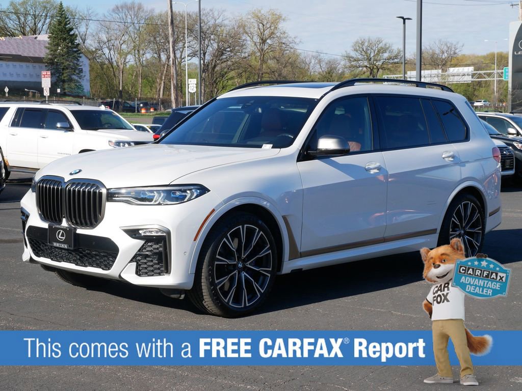 Used 2022 BMW X7 M50i with VIN 5UXCX6C09N9K13313 for sale in Wayzata, Minnesota