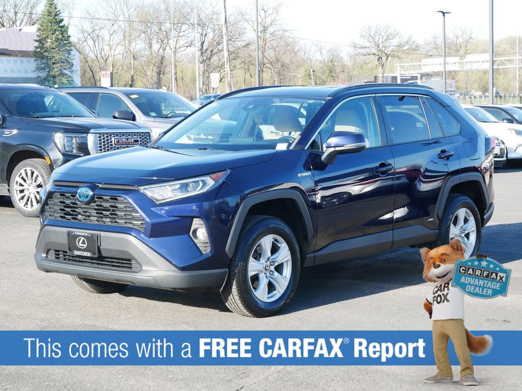 Used 2021 Toyota RAV4 XLE with VIN 4T3R6RFV9MU028734 for sale in Wayzata, Minnesota