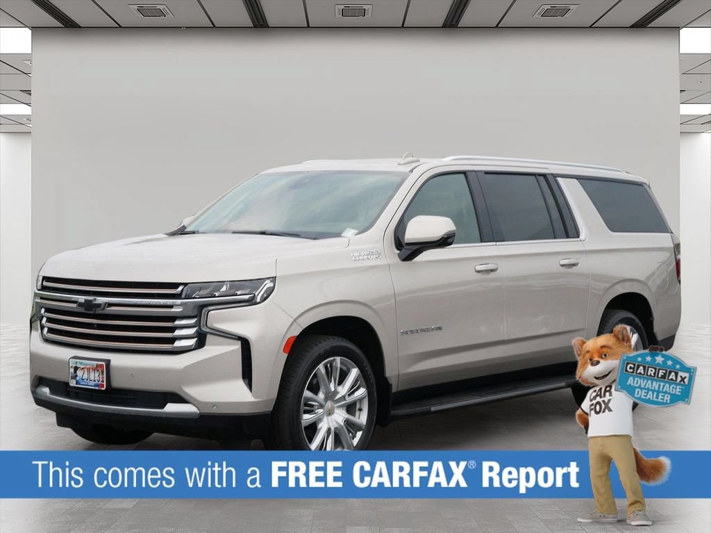 Used 2021 Chevrolet Suburban High Country with VIN 1GNSKGKLXMR216501 for sale in Wayzata, Minnesota