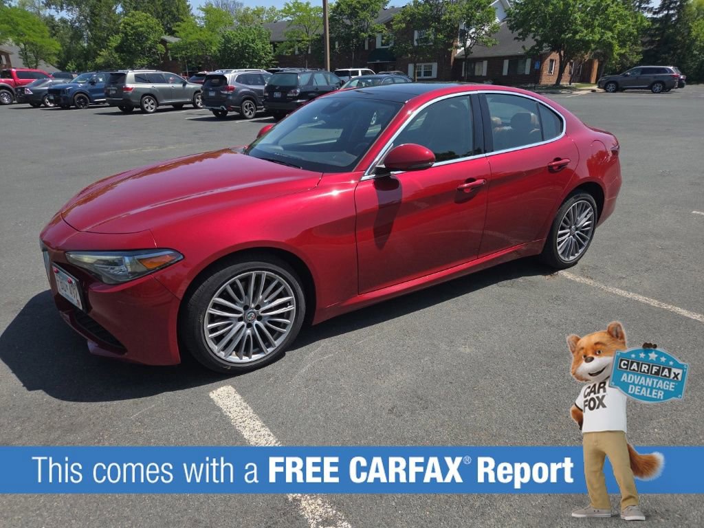 Used 2018 Alfa Romeo Giulia Ti Lusso with VIN ZARFAEEN9J7580596 for sale in Wayzata, Minnesota