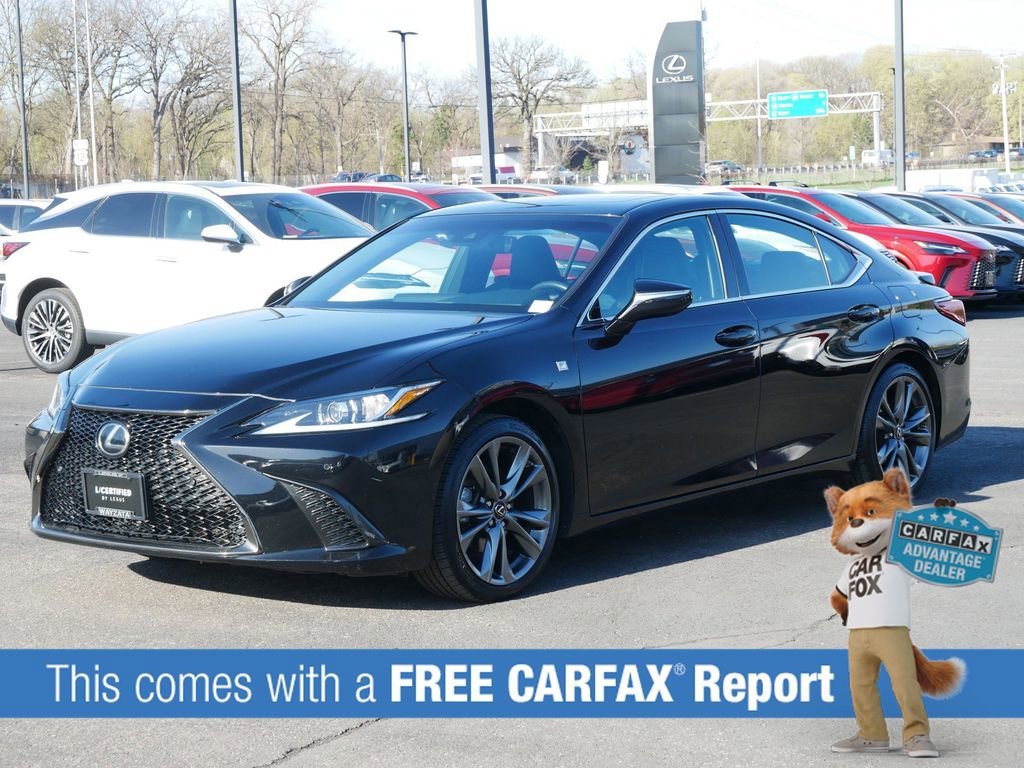 Certified 2020 Lexus ES F SPORT with VIN 58AGZ1B1XLU056402 for sale in Wayzata, Minnesota