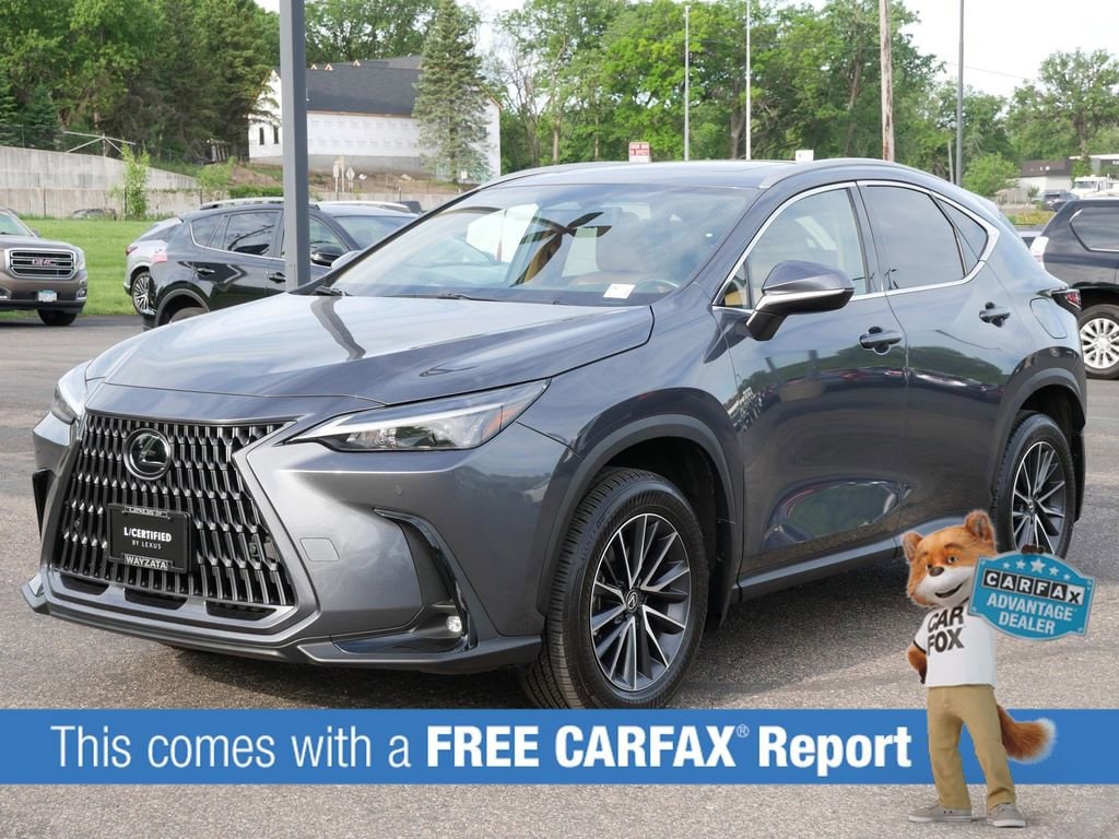 Certified 2025 Lexus NX 350 with VIN 2T2GGCEZ4SC065862 for sale in Wayzata, Minnesota