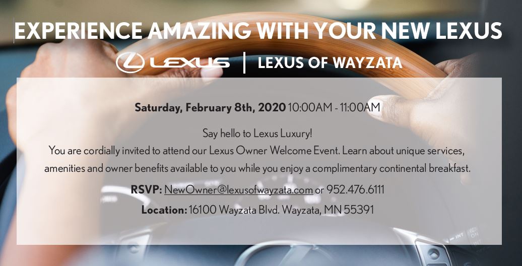 Lexus Owner Event Lexus of Wayzata