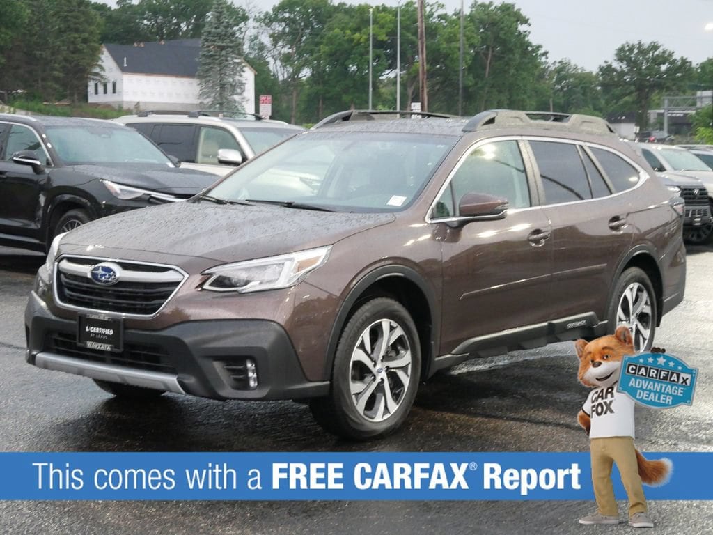 Used 2021 Subaru Outback Limited with VIN 4S4BTANC3M3227496 for sale in Wayzata, Minnesota