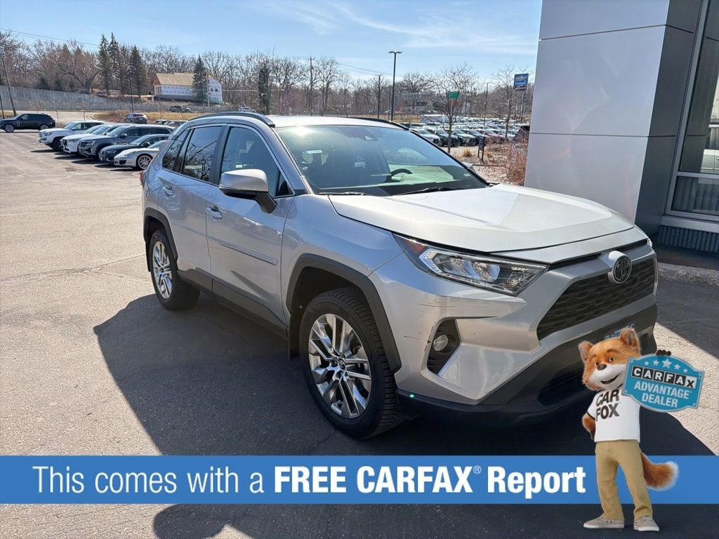 Used 2021 Toyota RAV4 XLE Premium with VIN 2T3A1RFV4MW167360 for sale in Wayzata, Minnesota