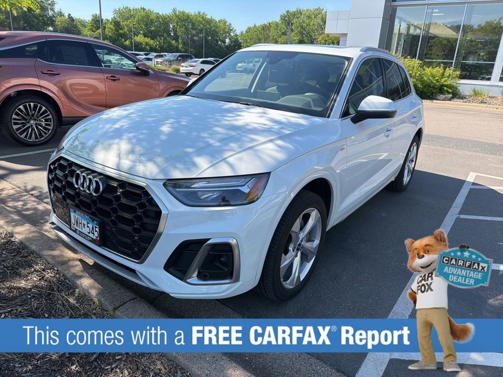 Used 2023 Audi Q5 Premium Plus with VIN WA1EAAFY6P2030005 for sale in Wayzata, Minnesota