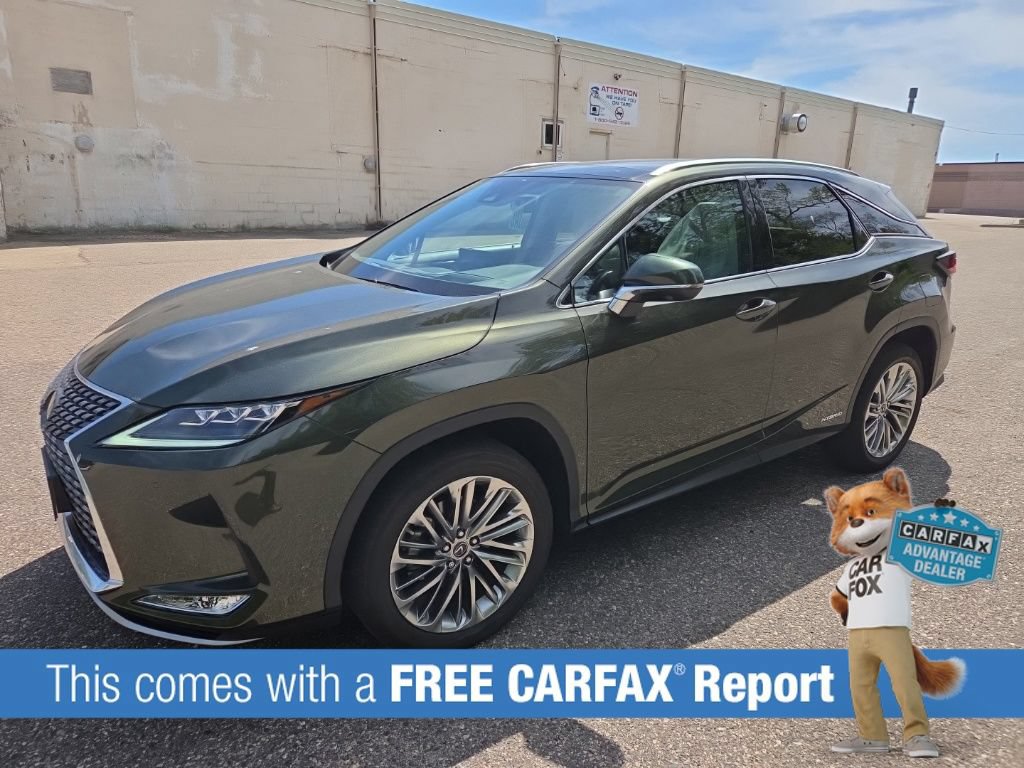Used 2021 Lexus RX Hybrid 450h with VIN 2T2JGMDAXMC064094 for sale in Wayzata, Minnesota