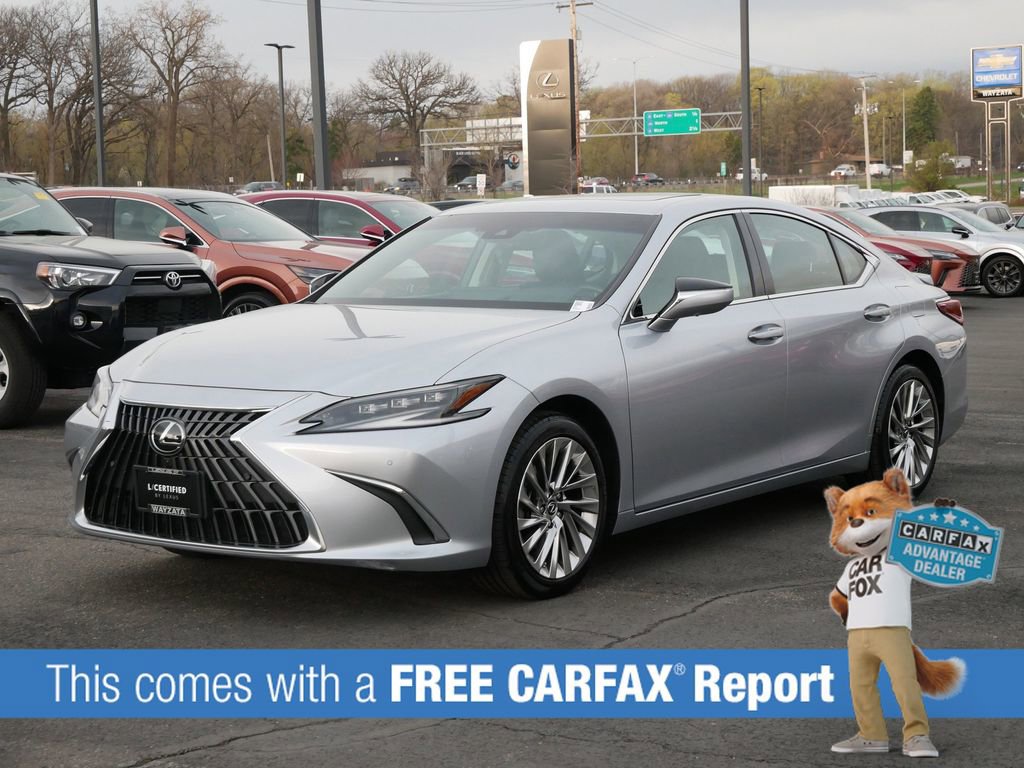 Certified 2023 Lexus ES Hybrid 300h Ultra Luxury with VIN 58AFA1C10PU035534 for sale in Wayzata, Minnesota