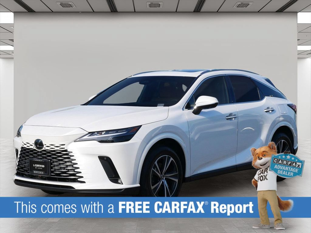 Certified 2025 Lexus RX Hybrid 350h with VIN 2T2BBMCA0SC065918 for sale in Wayzata, Minnesota