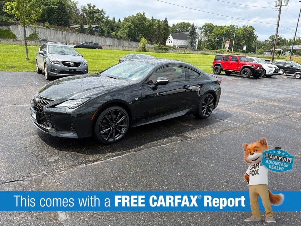 Used 2025 Lexus RC 350 F SPORT with VIN JTHGZ5DC1S5012975 for sale in Wayzata, Minnesota