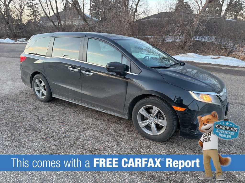 Used 2018 Honda Odyssey EX-L with VIN 5FNRL6H70JB031237 for sale in Wayzata, Minnesota