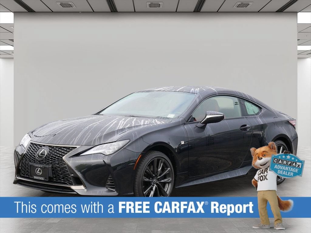 Used 2025 Lexus RC 350 F SPORT with VIN JTHGZ5DC1S5012975 for sale in Wayzata, Minnesota