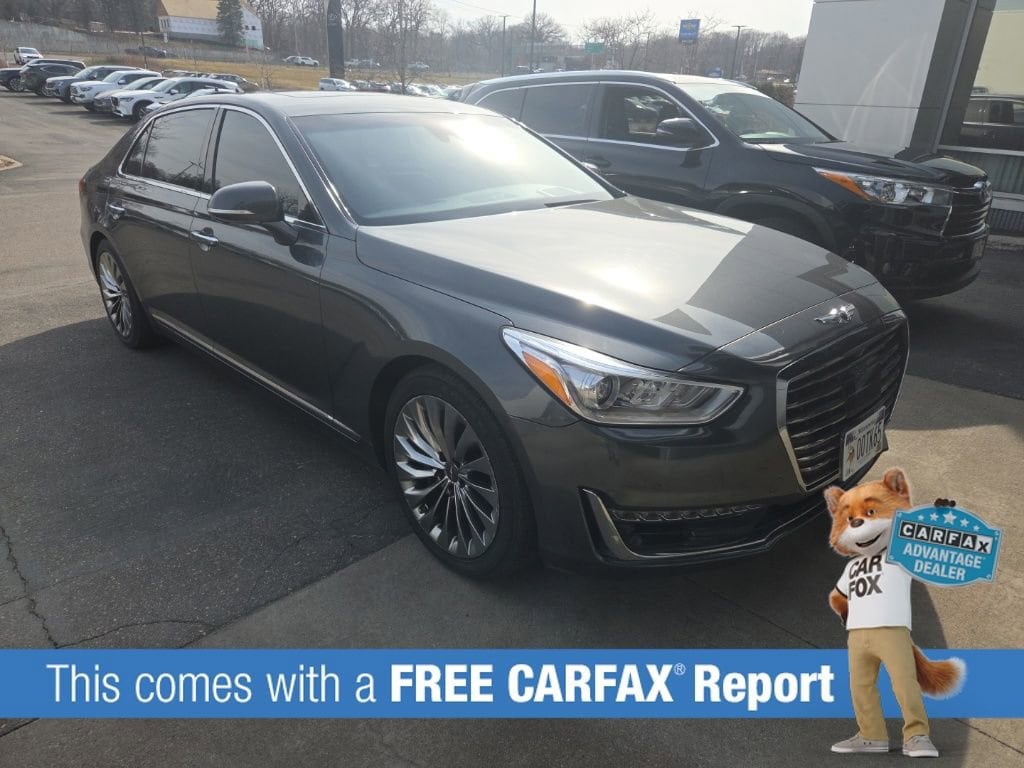 Used 2018 GENESIS G90 Premium with VIN KMHG34JA2JU043457 for sale in Wayzata, Minnesota