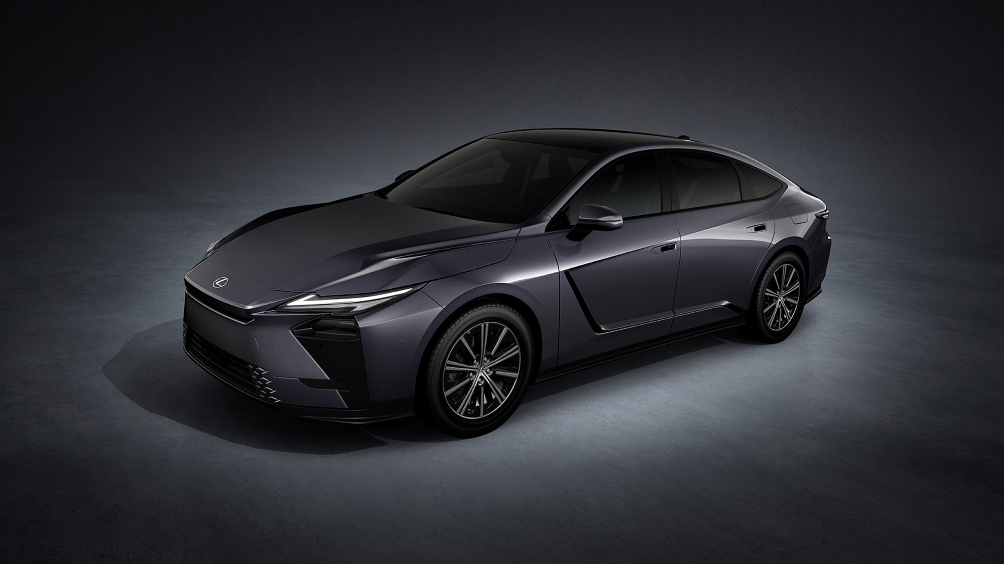  ES 350h shown in Cloudburst Gray.