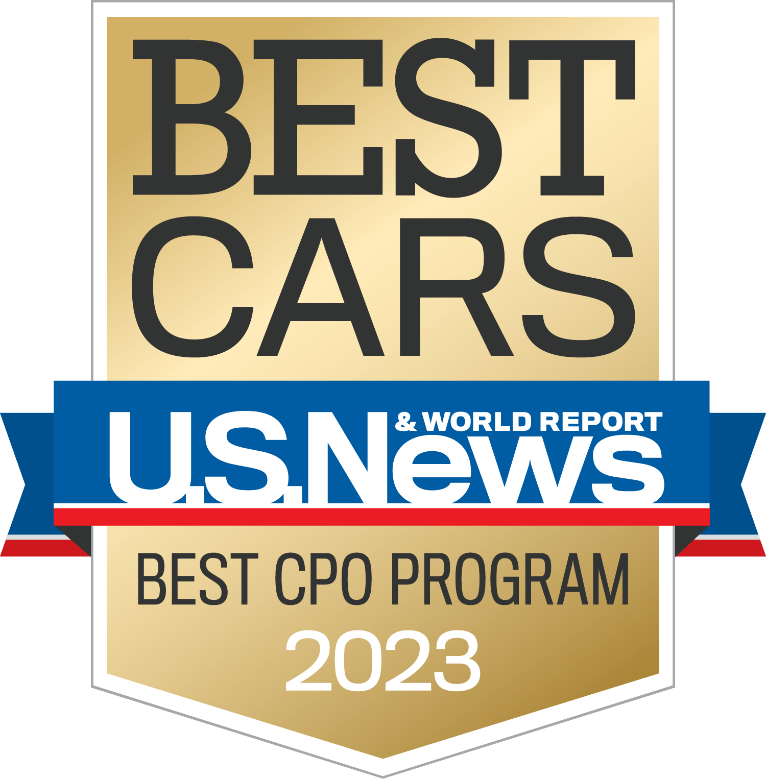  Best Cars US News & World Report Best CPO Program 2023 logo