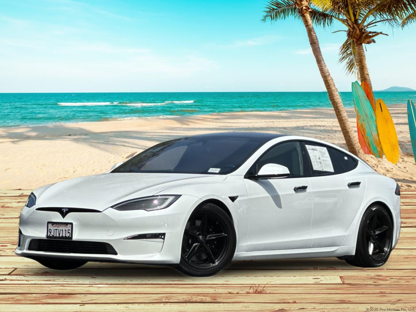 Used 2023 Tesla Model S Standard Range with VIN 5YJSA1E58PF527411 for sale in Santa Monica, CA