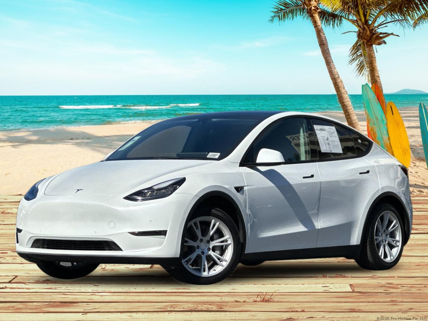 Used 2021 Tesla Model Y Standard Range with VIN 5YJYGDED8MF109573 for sale in Santa Monica, CA