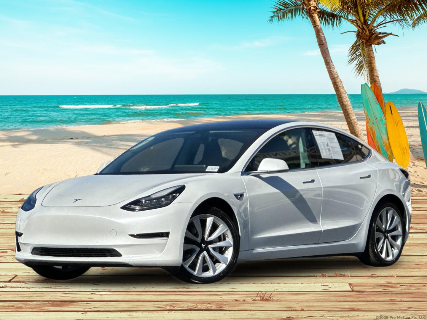 Used 2019 Tesla Model 3 Mid Range with VIN 5YJ3E1EAXKF191064 for sale in Santa Monica, CA