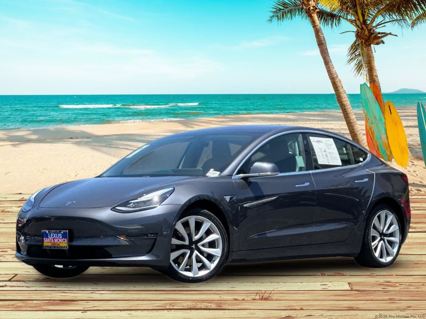 Used 2019 Tesla Model 3 Mid Range with VIN 5YJ3E1EA4KF314406 for sale in Santa Monica, CA