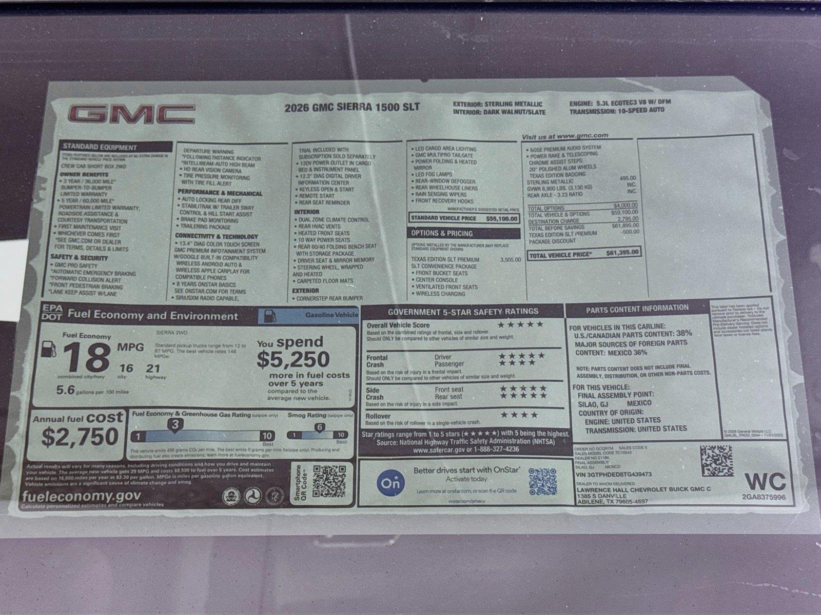 2026 GMC Sierra 1500 SLT - Photo 20