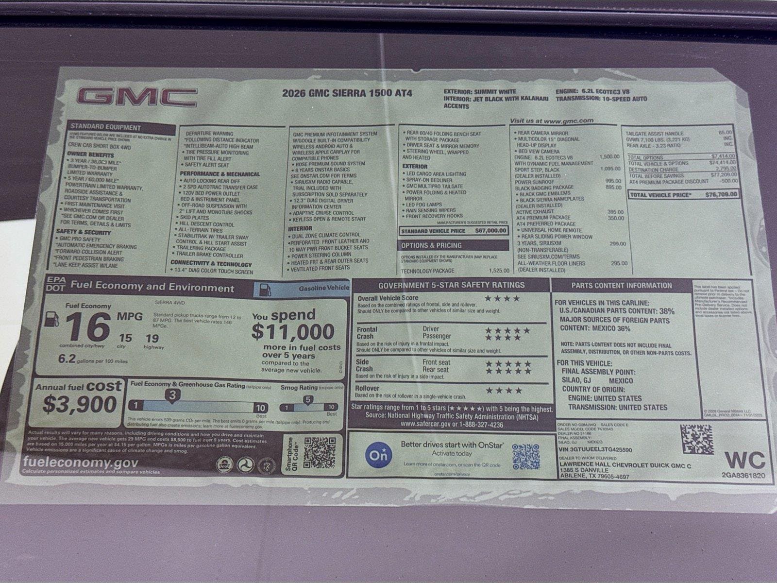2026 GMC Sierra 1500 AT4 - Photo 19